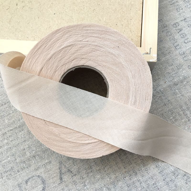 衣服包边条包边梭织棉布纯棉薄软棉绸宝宝领口单色滚边条斜条本白