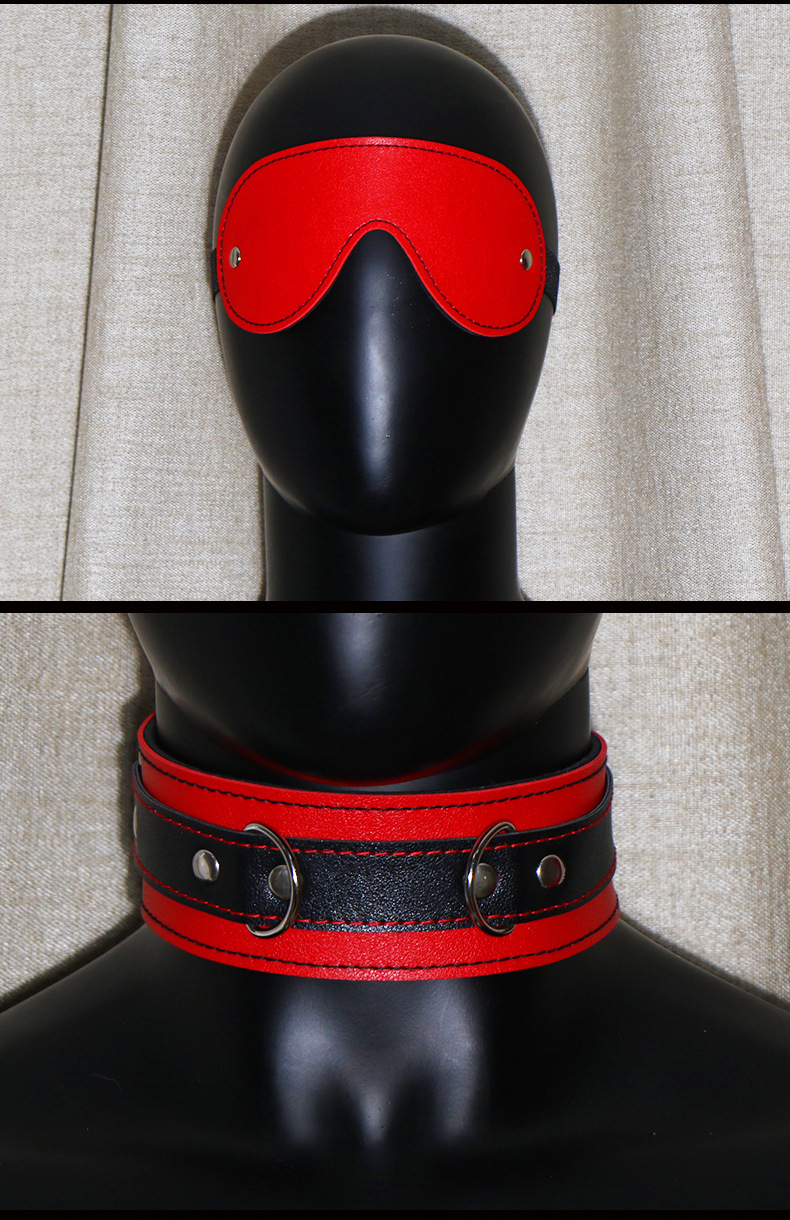 情趣用品 七件套 sm 另类捆绑玩具女用工具 sm-红黑道七件套【图片