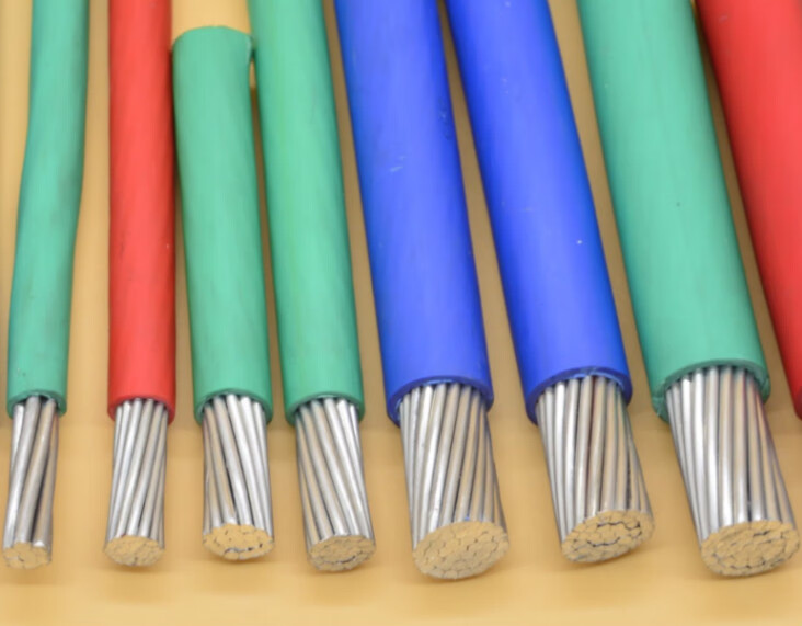 5平方 蓝色单芯铝线100米