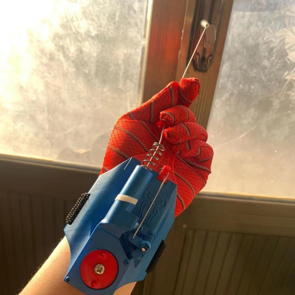 蜘蛛侠发射器发射真蛛丝发射器黑科技蛛丝发射绳子绳索手套儿童真的可