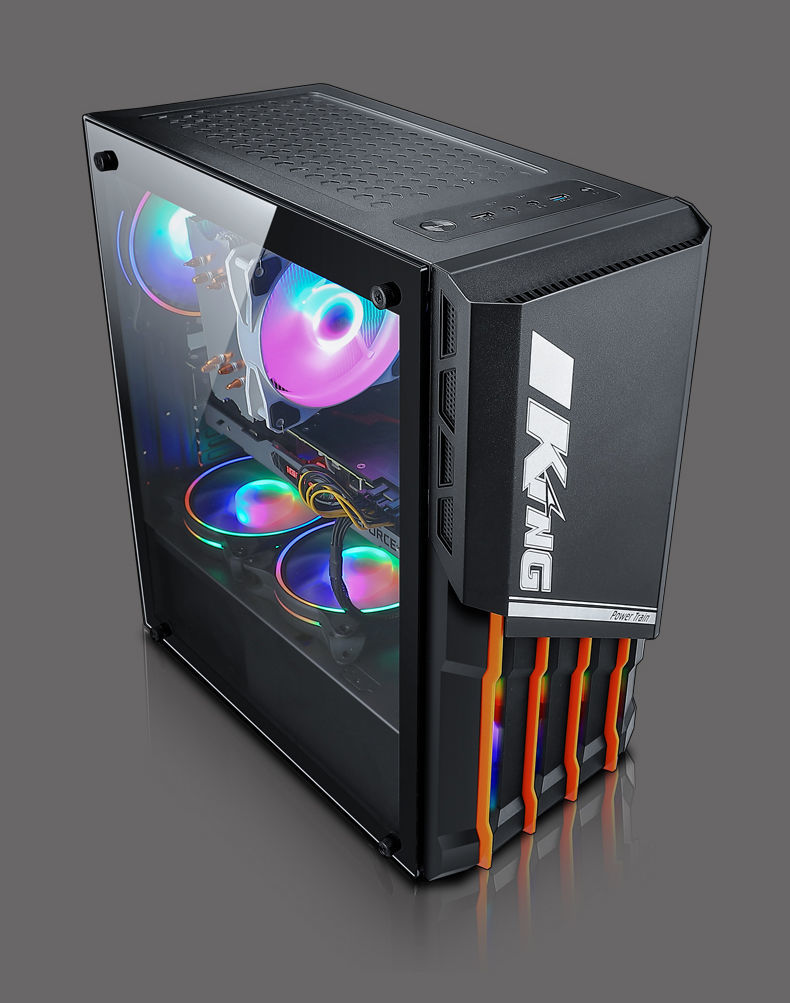 dcoud爱国者高质量同款动力火车战神电脑机箱台式主机箱水冷游戏机箱