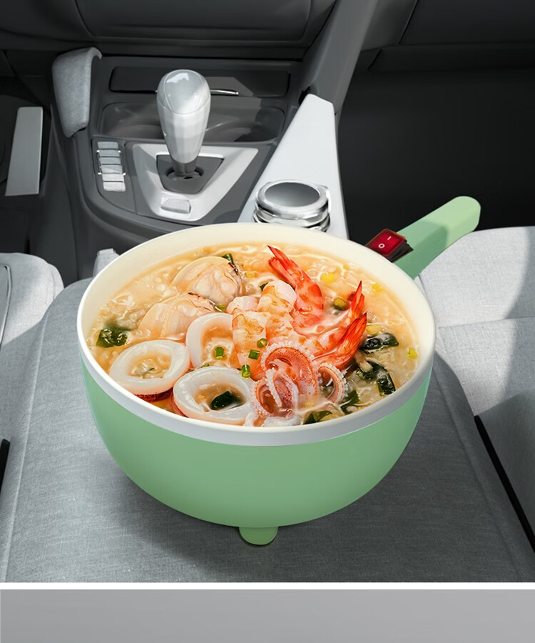 24v货车车用炒菜锅3l车载两用多功能2-5人电炒锅蒸煮大 24v/3l货车