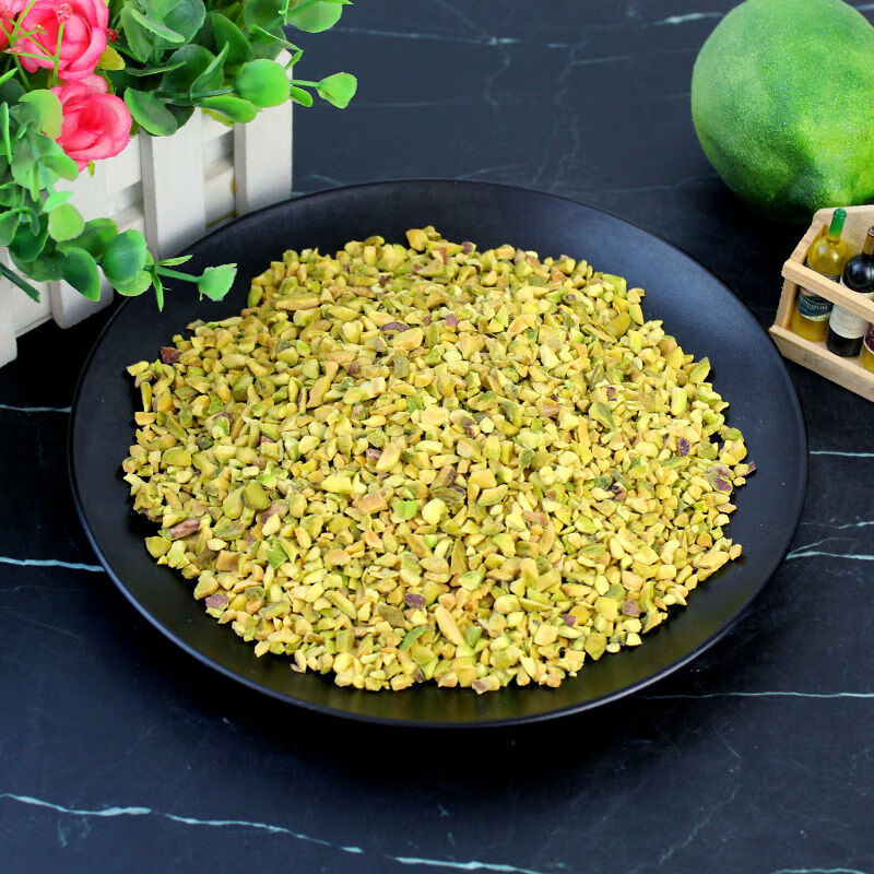 开心果仁碎 美国熟果粒3-5mm马卡龙夹馅 烘焙原料蛋糕点缀 开心果碎3