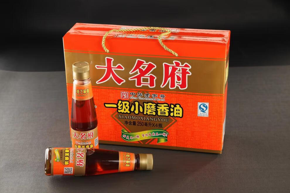 府 小磨香油芝麻油 纯一级芝麻香油 礼盒邯郸特产 大名府中华【图片