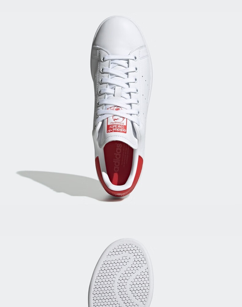 阿迪达斯 三叶草 STAN SMITH 男经典运动小白鞋 图3