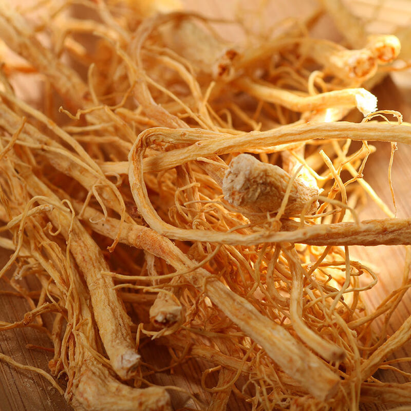 长白山人参须参须根500克生晒参泡酒药材人参皂甙人参须500克