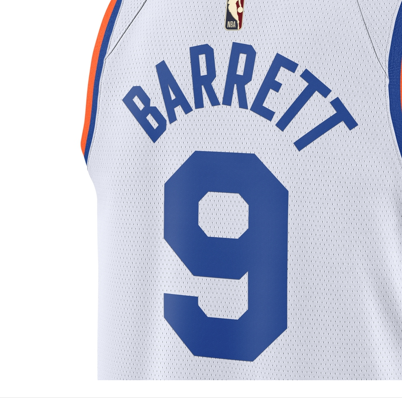 nba-nike耐克 纽约尼克斯队巴雷特dri-fit sw男子球衣速干db4121