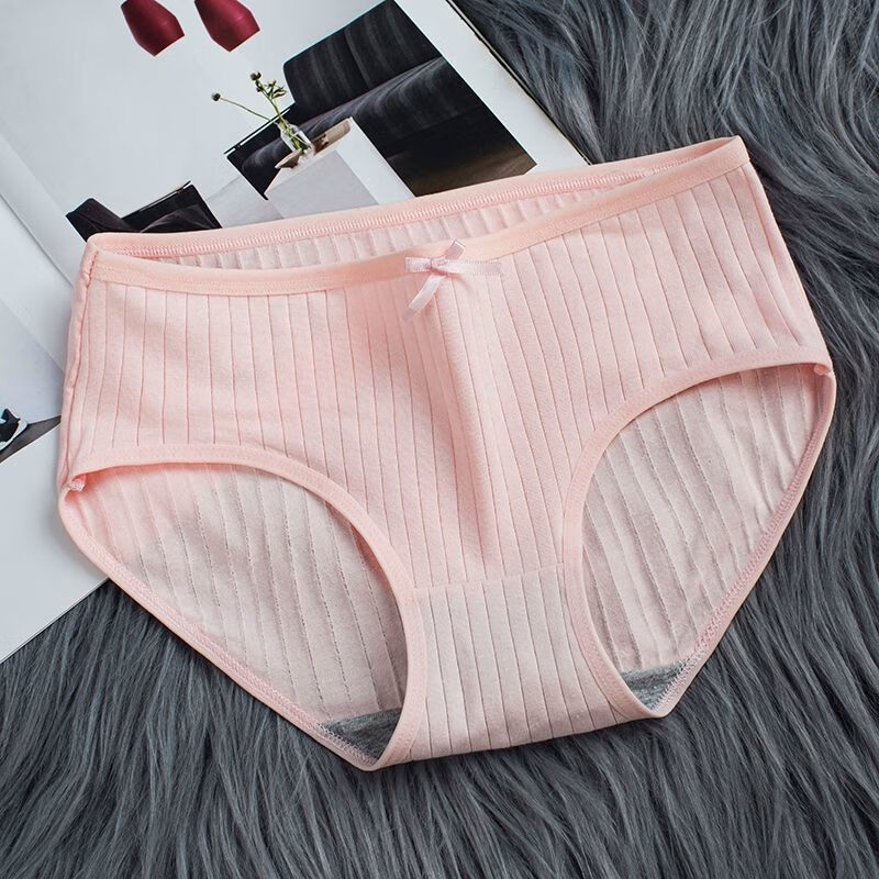 儿童内裤女纯棉透气清凉大童发育期中腰少女学生9-18岁女裤头1 069