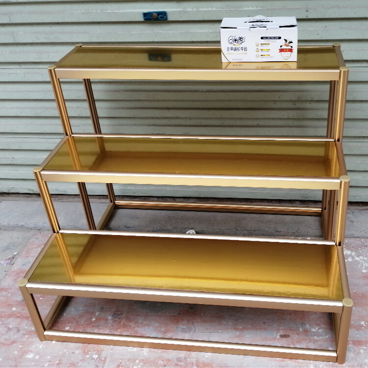拙治 梯形货架展示架阶梯银行礼品架台阶式鞋架展会梯形台楼梯式架 90