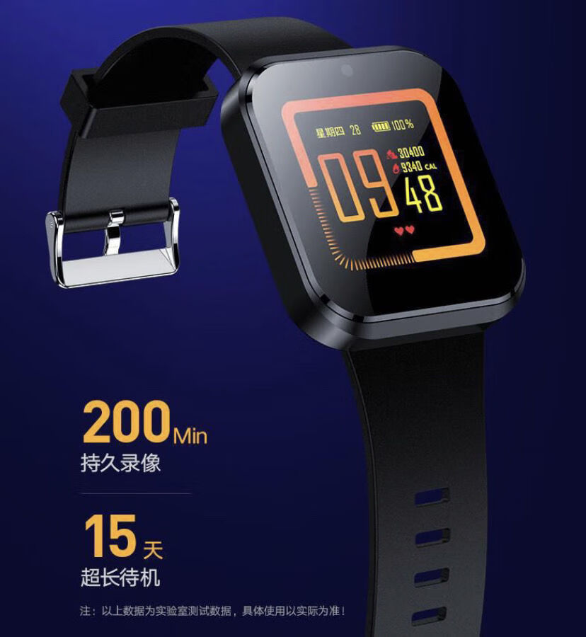 华为手机通用摄像录音拍照手表录像机录音笔彩屏高清dv便携式运动摄像