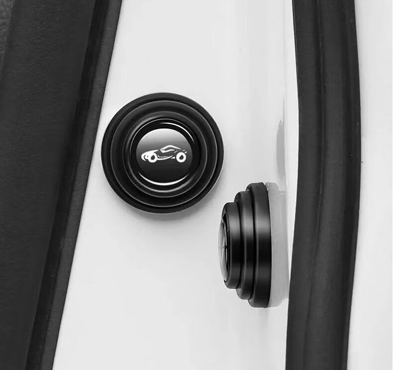 汽车防震垫车门减震缓冲垫加厚防撞条车贴片隔音静音硅胶保护通用