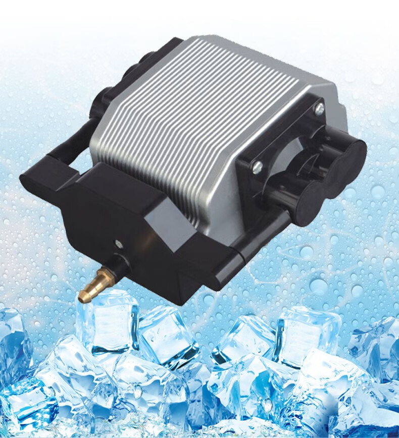 日生增氧泵220v家用可调节打氧机鱼缸海鲜养殖卖鱼池充氧气泵 ap30a