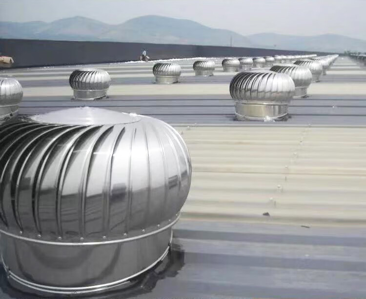 304不锈钢无动力风帽600型厂房屋顶换气扇烟道风球养殖通风器 600mm