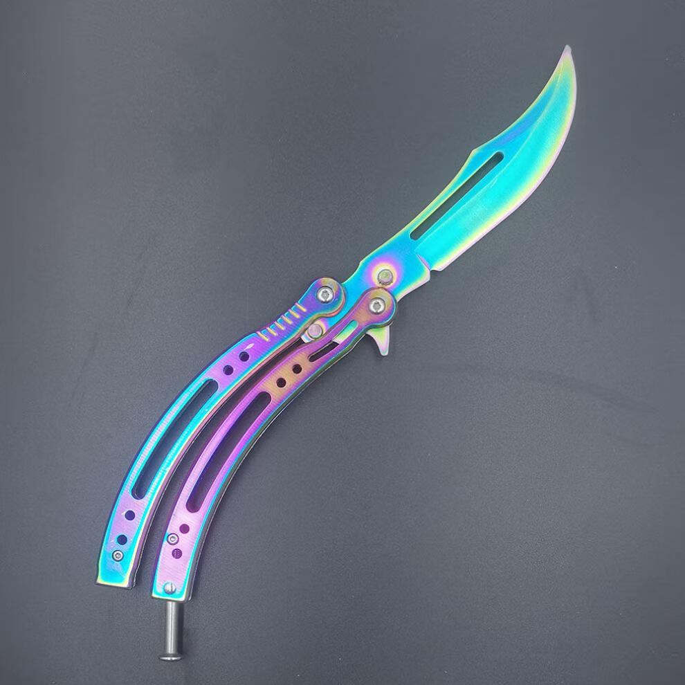 醉米蝴蝶甩手刀csgo蝴蝶梳子蝴蝶甩手刀csgo不学生炫酷高颜值帅气军工
