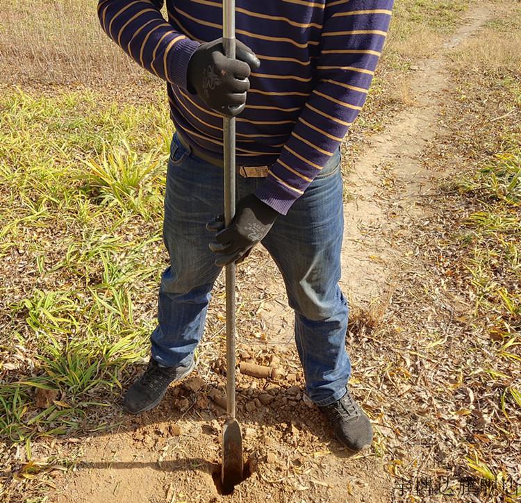 挖山药工具工程专用锰钢洛阳铲取土器挖坑挖洞山药探铲考古勘探工具打