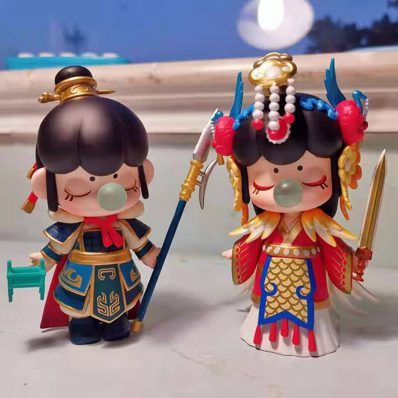 白素贞盲盒狐仙少女心 潮玩公仔摆件昂沐 与子成说隐藏款:虞姬【图片