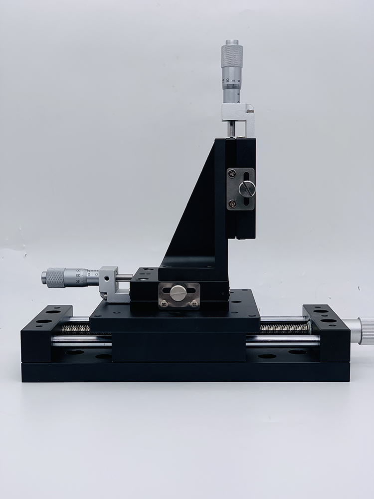 xyz轴移动平台十字滑台三轴位移光学组合交叉导轨微调升降工作台4040