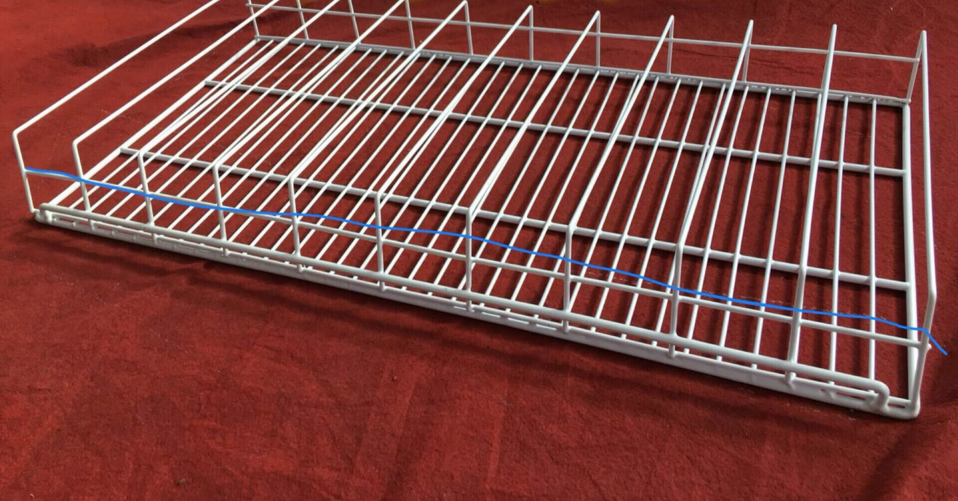 定制超市冰柜饮料分隔架保鲜柜啤酒防倒架分格冰箱置物架展示柜隔层架