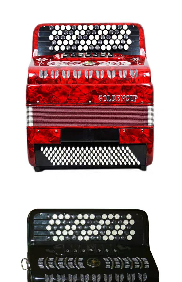 金杯格兰德巴扬手风琴70键96120贝司贝斯演奏琴定制款jh5096型96贝司