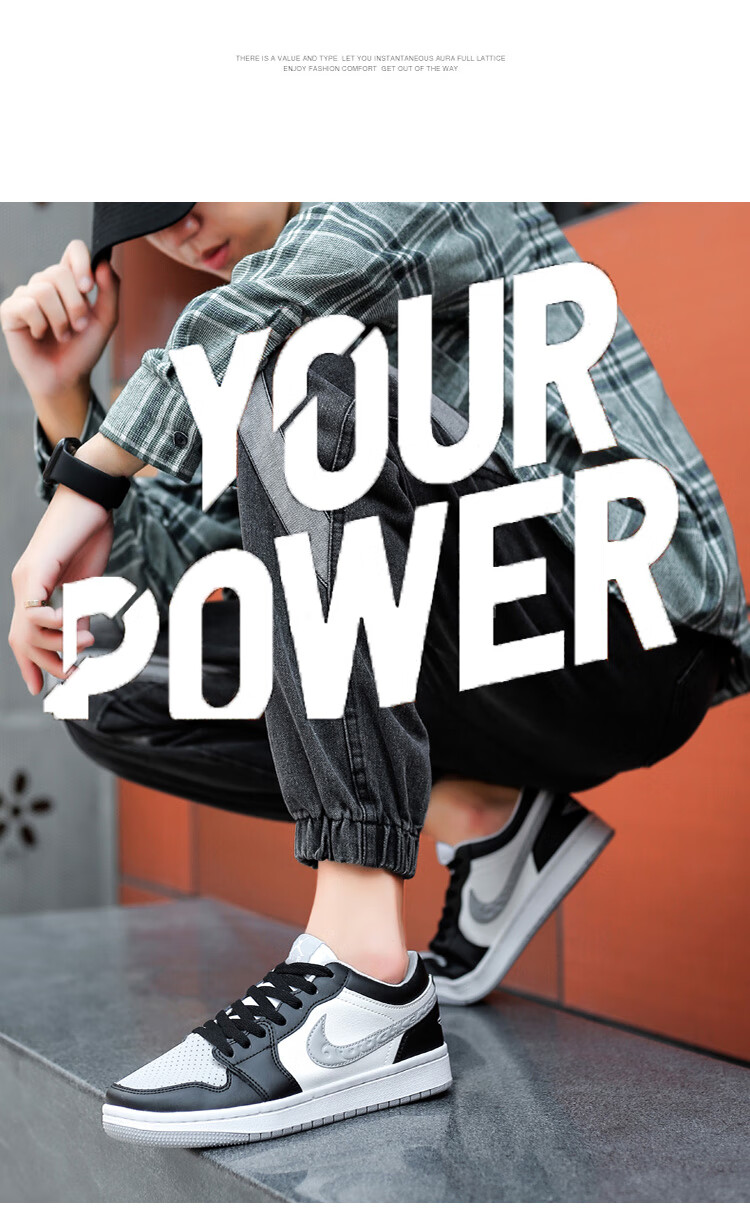 【官方自营旗舰】莆田纯原aj低帮dunk sb空军一号男板鞋郭艾伦同款