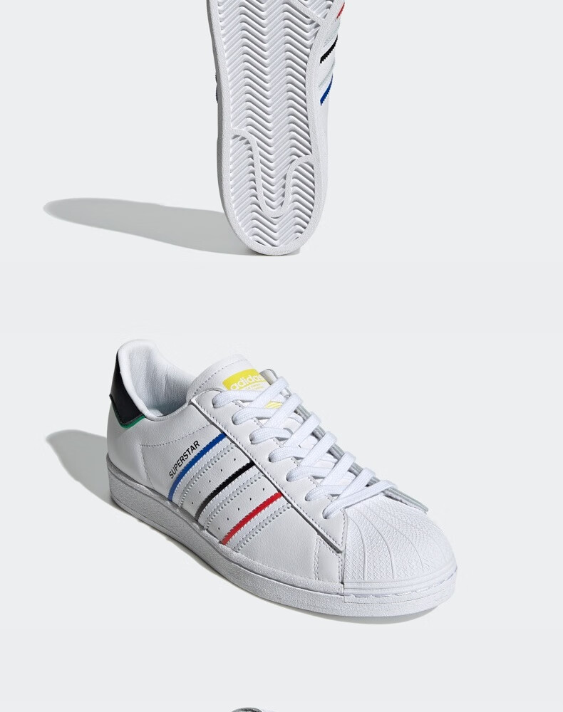 阿迪達斯官網 adidas 三葉草 superstar 男女經典運動鞋fy2325 白色