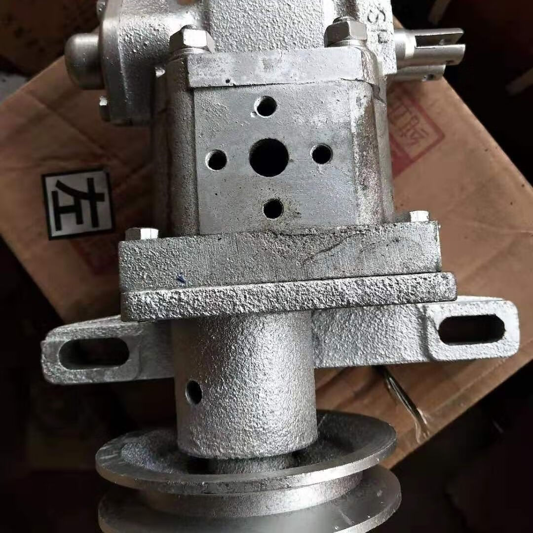 适用农用三轮车改自卸翻斗油缸液压油泵齿轮泵动力机 314右旋不带油箱