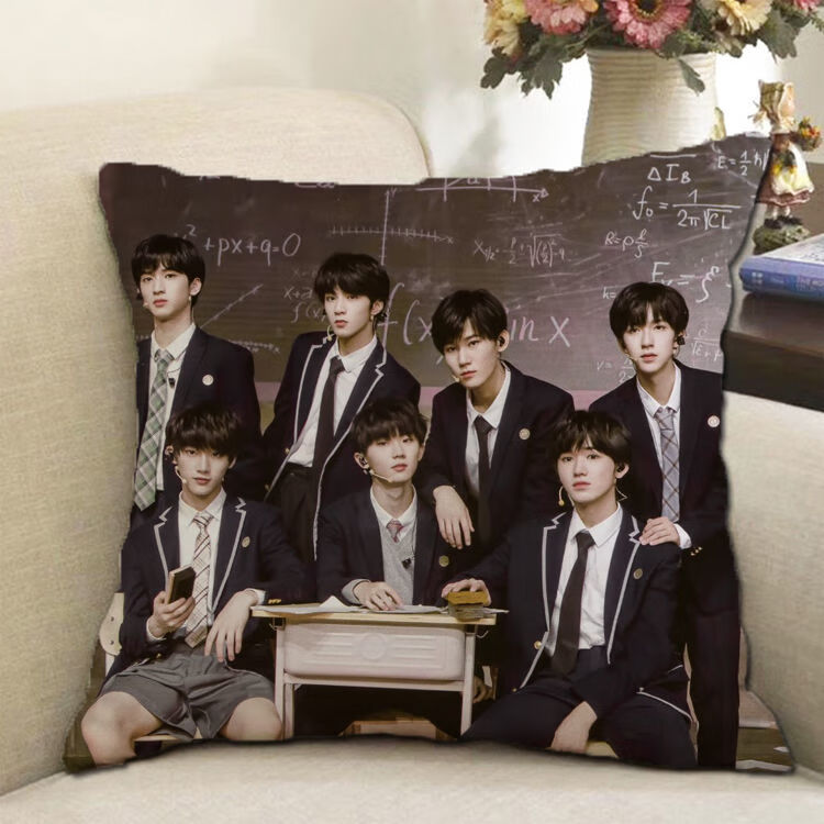 tnt时代少年团多人组合图周边diy创意定制抱枕靠枕垫男女生日礼物幽尔