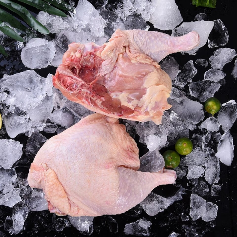 新鲜冷冻鸡边腿鸡腿新鲜生鸡大腿鸡烧烤炸腌制食土鸡鸡腿2斤鸡全腿