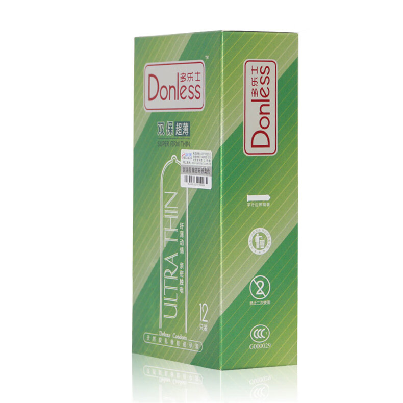 多乐士避孕套双保薄12只装安全套套情趣性用品