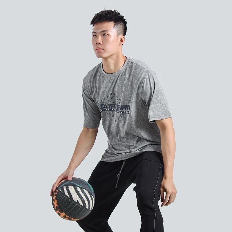 courtman野球帝短袖投篮服宽松速干t恤美式nca篮球训练运动国潮男排汗