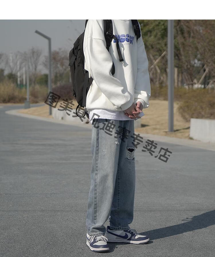 65tumeiqi十几岁中学生高中生大学生男生穿的022新品男士牛仔裤春季