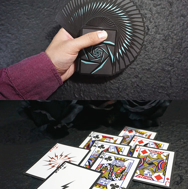 芸婷花切练习牌wohstudio瑜慈扑克牌花切练习牌魔术纸牌道具潮流创意