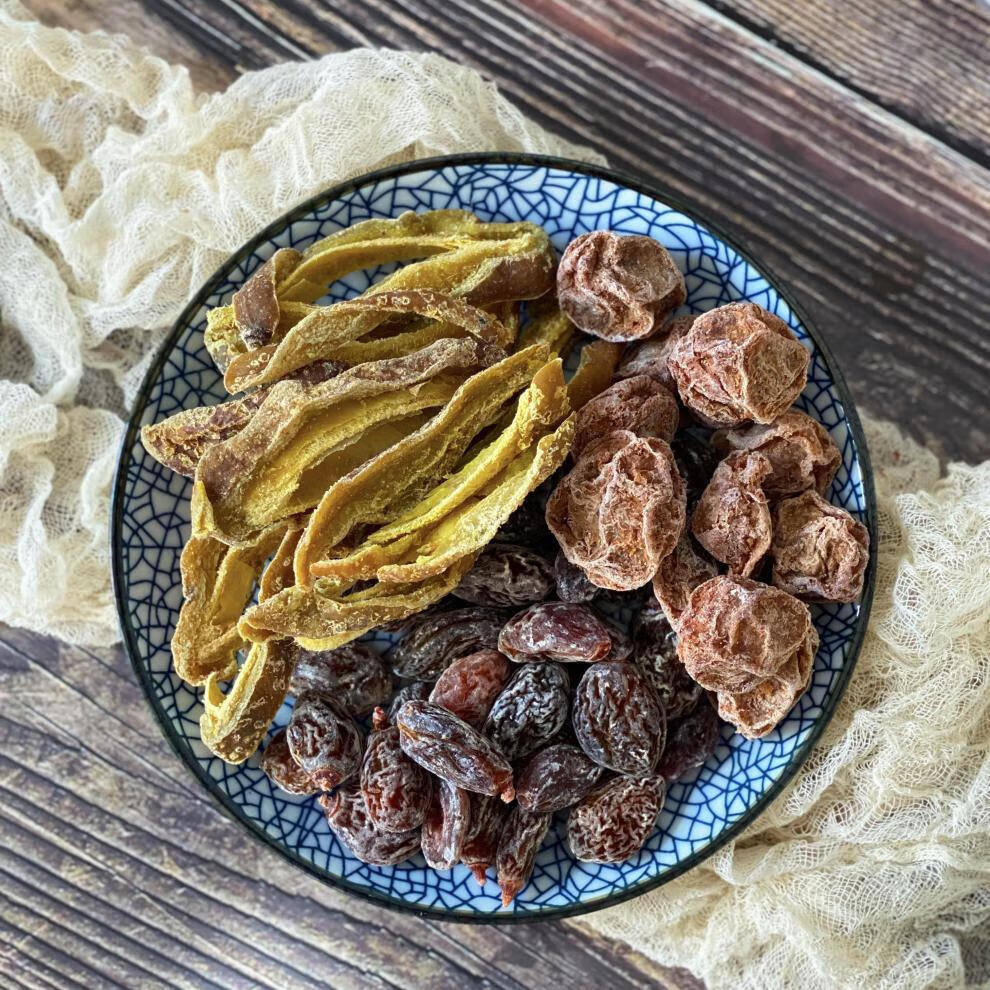 5zhe话梅王大话梅古法手作蜜饯果脯广东云浮话梅酸甜零食泡水袋装350g