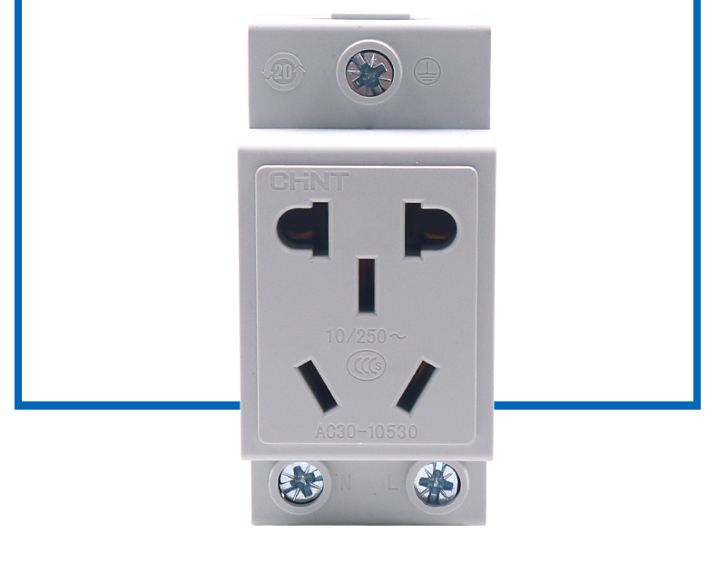 ac30五孔5二三插10a空开空气开关模数化配电箱导轨式电表插座插座断路