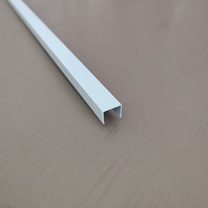 灶台铝合金卡槽条u型瓷砖橱柜铝合金单卡槽立柱封边条u型槽单封边条