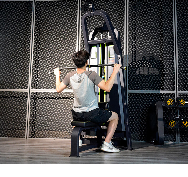 蹬机健身房商用健身器材高位下拉练背胸腿部力量训练器倒蹬机悍马器械