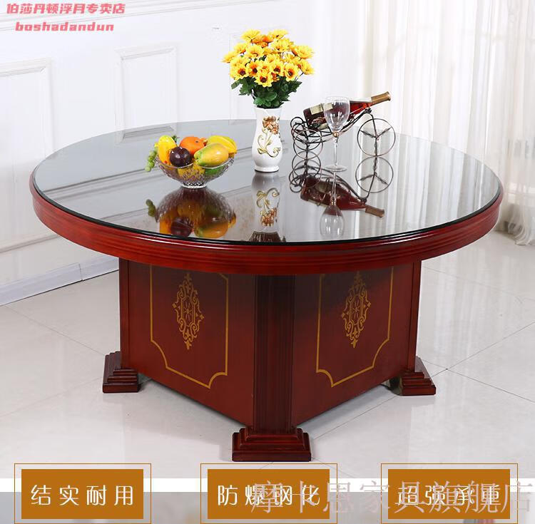 钢化玻璃桌面 玻璃转盘圆桌钢化玻璃小圆桌钢化玻璃桌面藤桌圆形玻璃茶几餐桌酒店餐馆定做长方形台面 1块直径80厘米圆钢化玻璃 官方标配