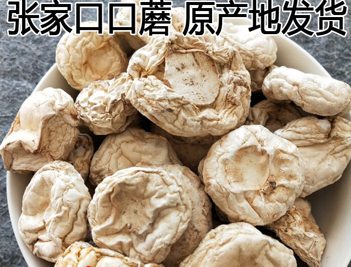 张家口产口蘑白蘑菇无泥沙口蘑干货100g