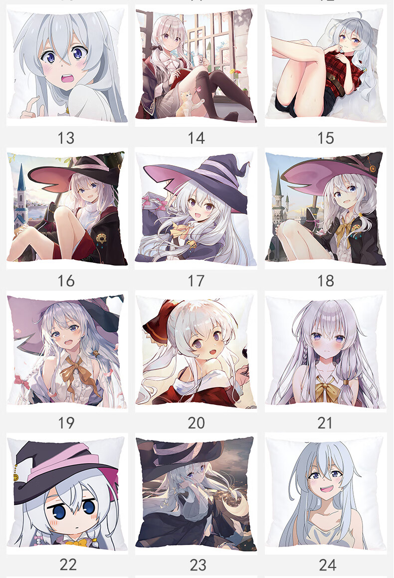 伊蕾娜魔女之旅周边抱枕来图定制二次元动漫玩偶等身长枕枕头靠垫15绒