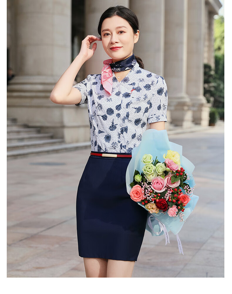 【东航空姐制服工装】东航空姐制服职业套装夏季气质女神范南航工装