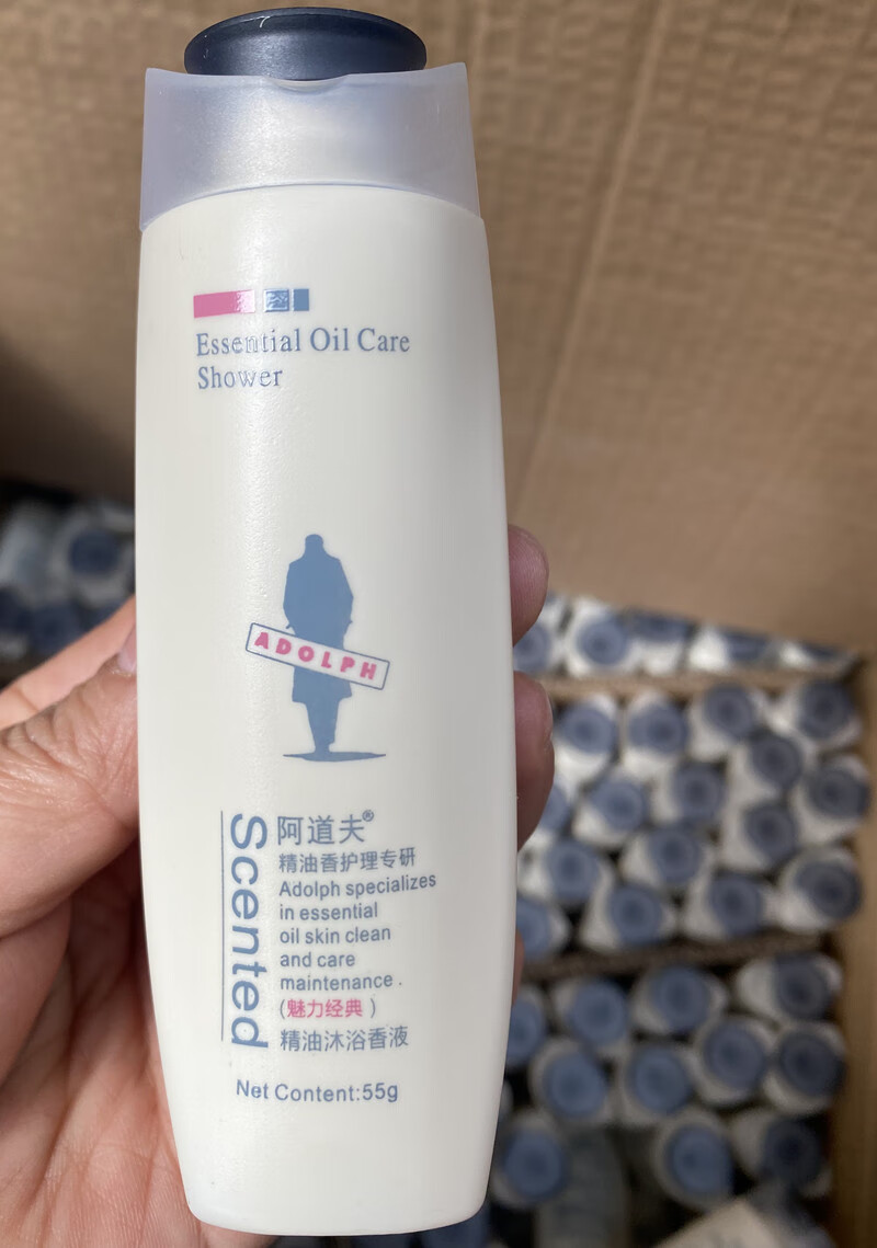阿道夫洗头水中样55g便携小瓶去屑轻柔丝滑洗水男女 透明 轻柔丝滑
