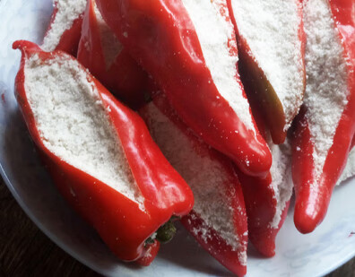 糯米包辣椒 湘西沅陵特产 贵州湖南农家 糯米包辣子 渣辣子鱼儿 辣椒