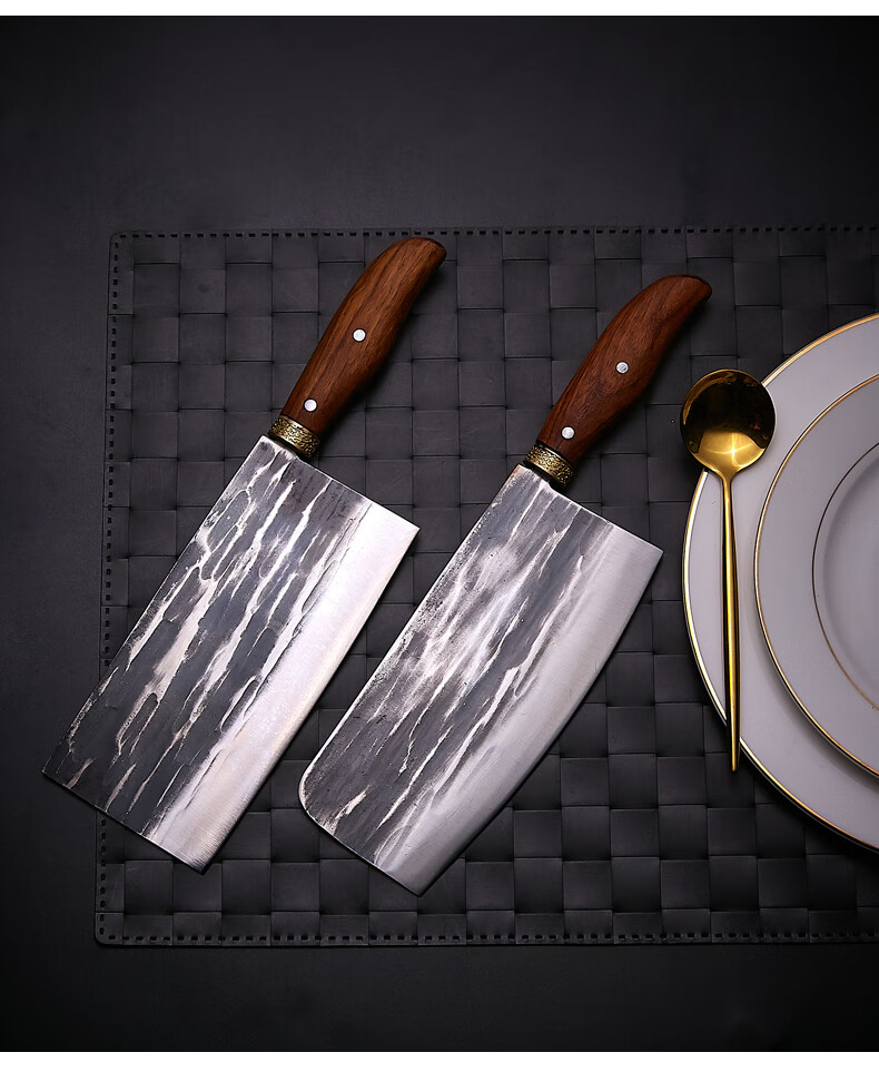 楚家刀菜刀家用超快锋利手工锻打老铁匠切片切肉厨师刀直刃