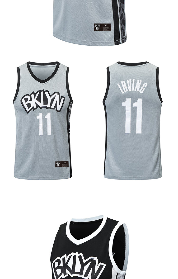 滕讯体育同款bpj11号刺绣篮球背心训练服篮网队服杜兰特篮球服男女