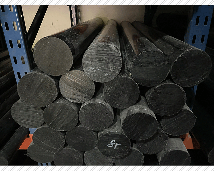 黑色尼龙棒 pa6棒耐磨实心黑色塑料棒 直径20-300mm切零加工定制 直径