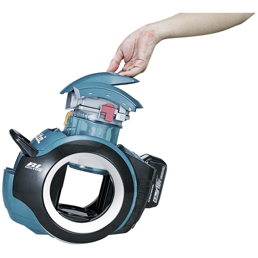 日本进口牧田makita18v锂电吸尘器工业手持式推杆静音地毯式小小彬