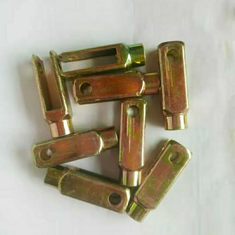 农用三轮车刹车拉杆接头连接叉u型接头离合拉杆接头配件叉子 8*8孔长