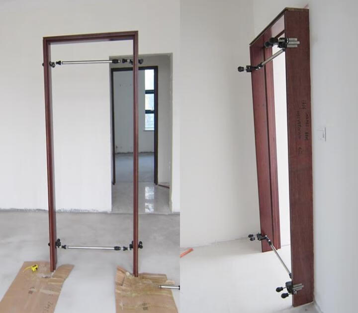 木门安装调节器套装门套板门窗支撑杆调节杆伸缩杆安装器工具包调角器