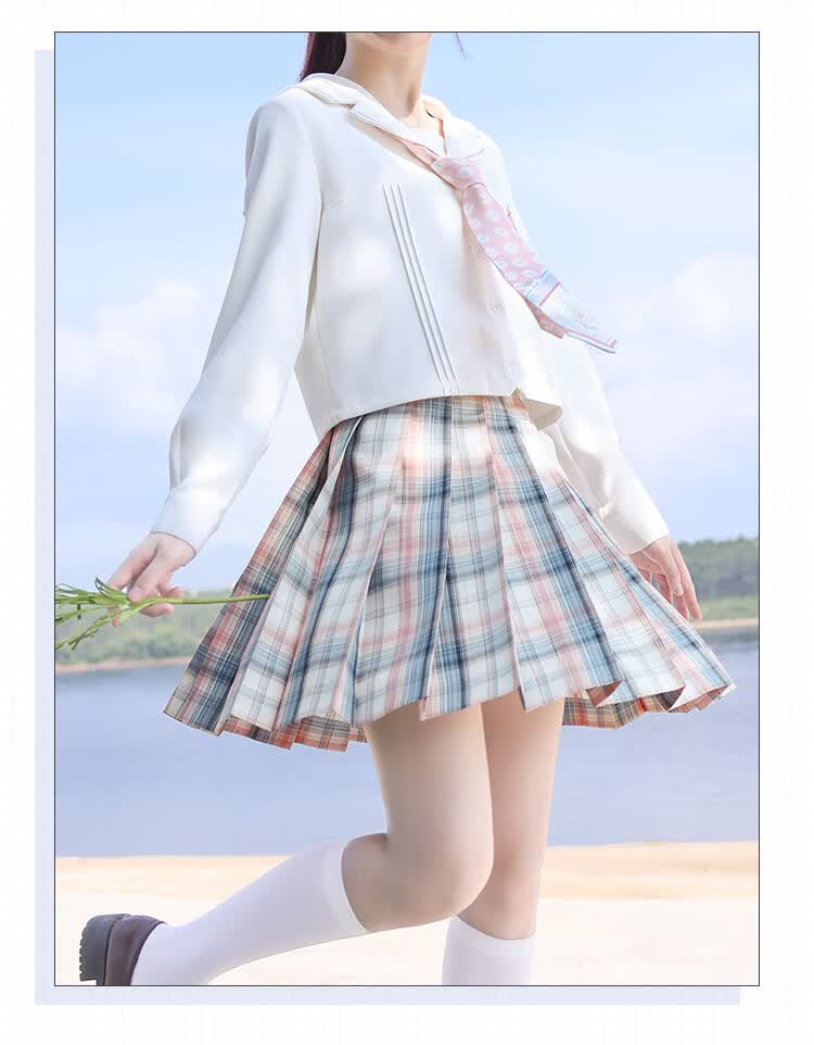 我嗑了对家x我的cp周边衍生服顾依凉卫言梓jk制服领结领带 45cm格裙