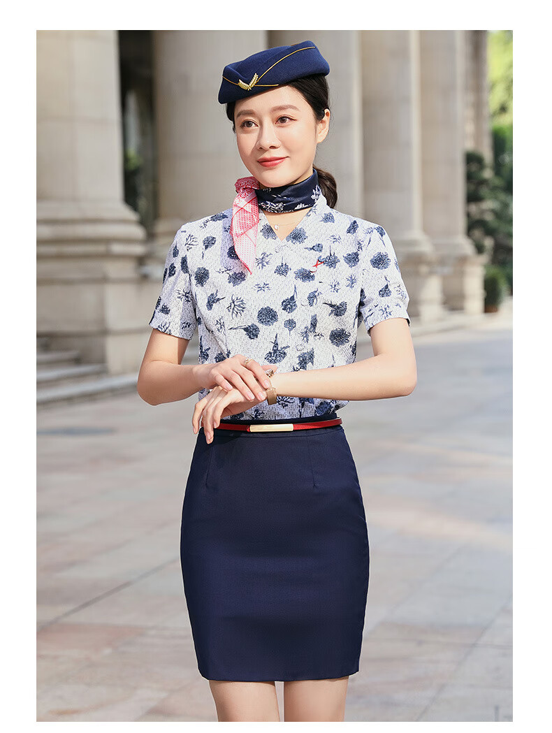 【东航空姐制服工装】东航空姐制服职业套装夏季气质女神范南航工装